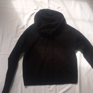 Black Loose Turtle Neck Sweater🖤